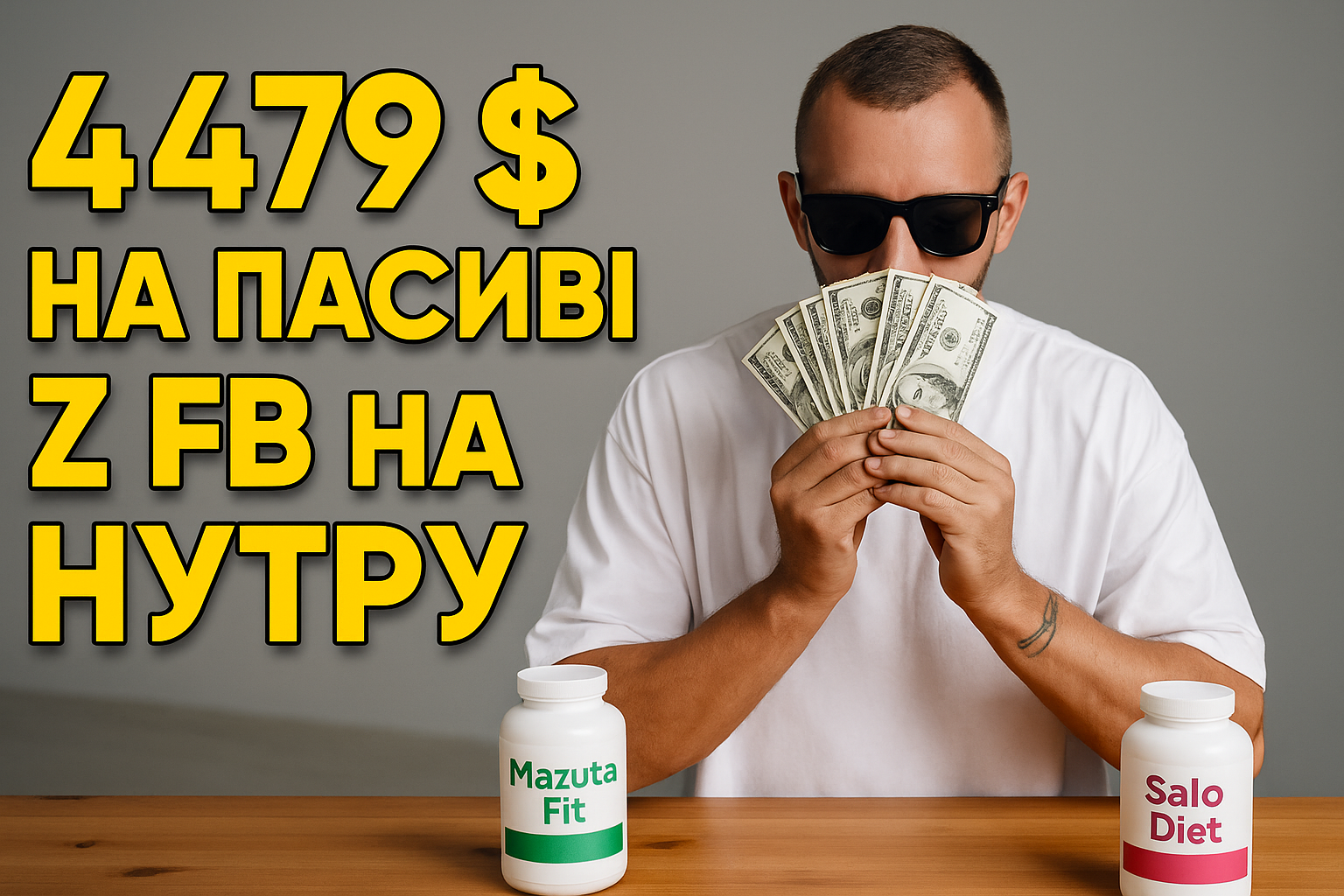 4479 $ на пасиві з FB на нутру 💊