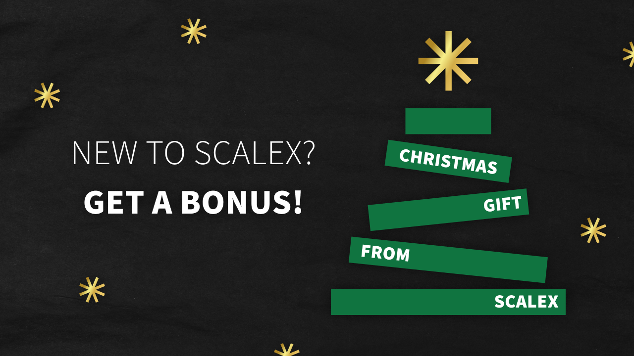 Різдвяний бонус: +$50 на баланс для нових партнерів ScaleX