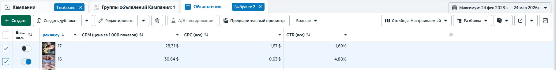 ↑ Скрін з кабінету — ось як це виглядає в цифрах